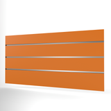 Orange Slatwall Panel (1200mm x 600mm)