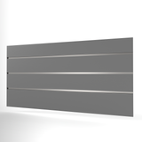 Grey Slatwall Panel (1200mm x 600mm)