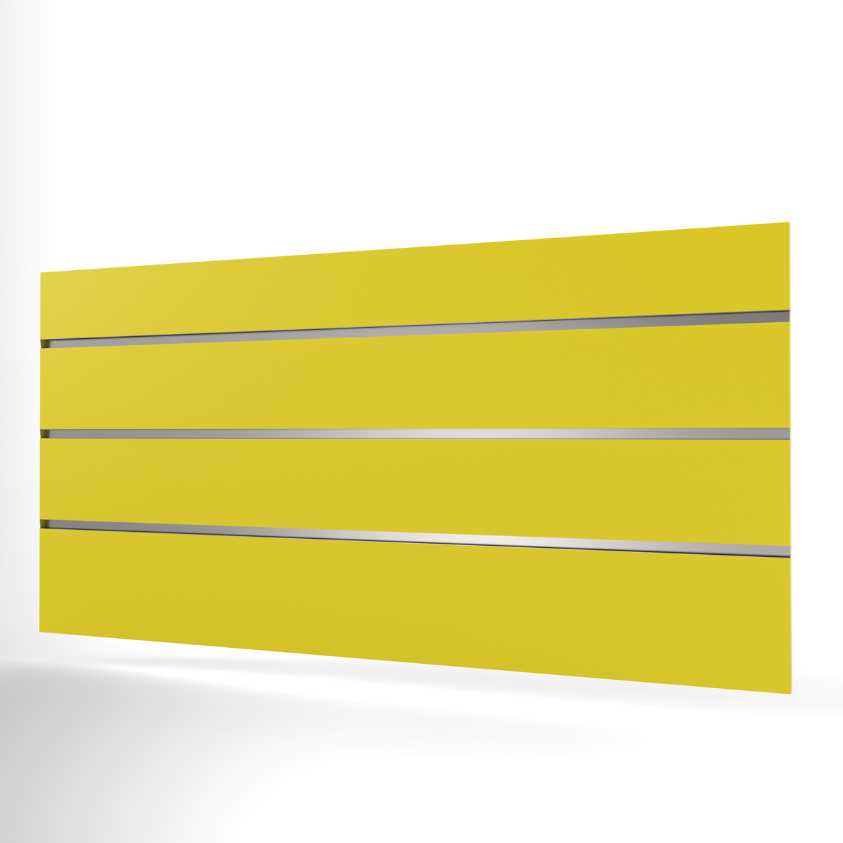 Yellow Slatwall Panel (1200mm x 600mm)
