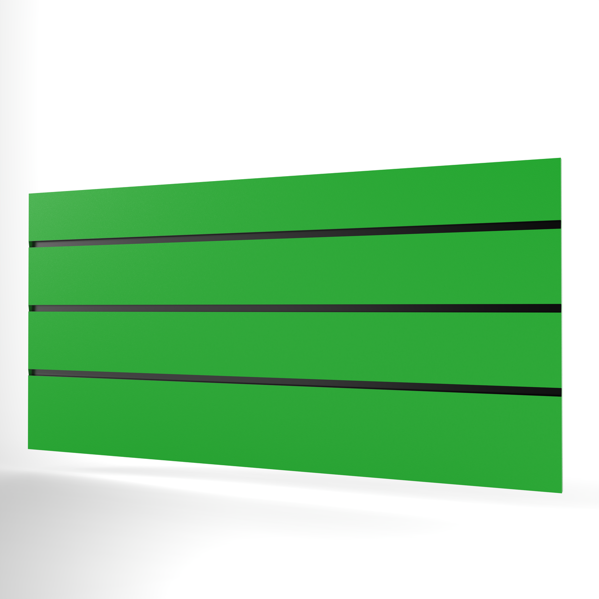 Green Slatwall Panel (1200mm x 600mm)