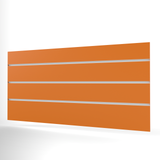 Orange Slatwall Panel (1200mm x 600mm)
