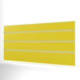 Yellow Slatwall Panel (1200mm x 600mm)