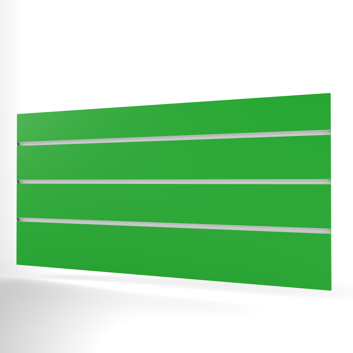 Green Slatwall Panel (1200mm x 600mm)