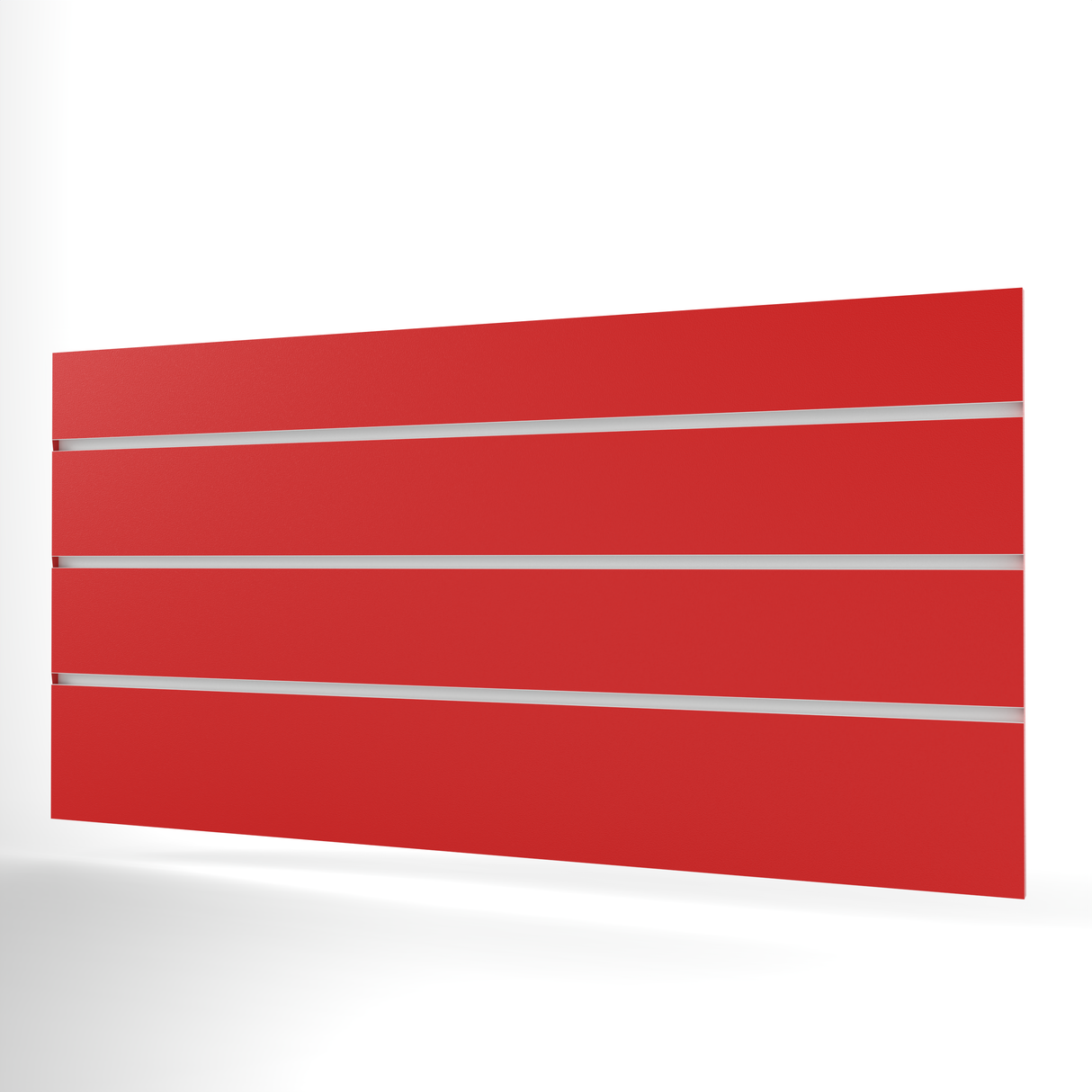 Red Slatwall Panel (1200mm x 600mm)