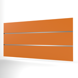 Orange Slatwall Panel (1200mm x 600mm)