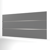 Grey Slatwall Panel (1200mm x 600mm)