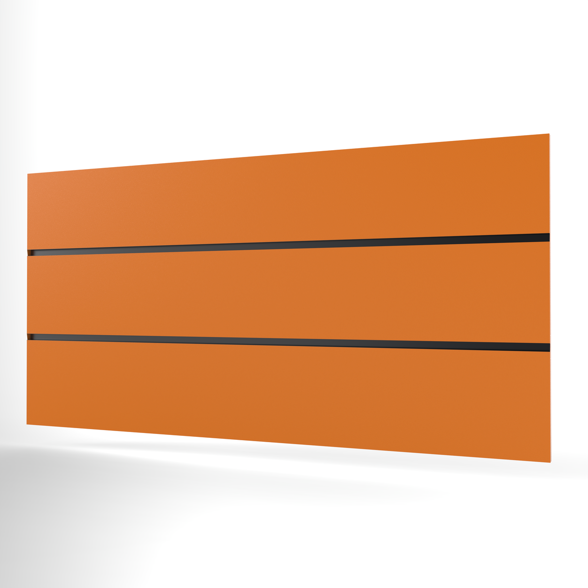 Orange Slatwall Panel (1200mm x 600mm)