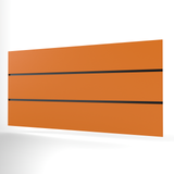 Orange Slatwall Panel (1200mm x 600mm)