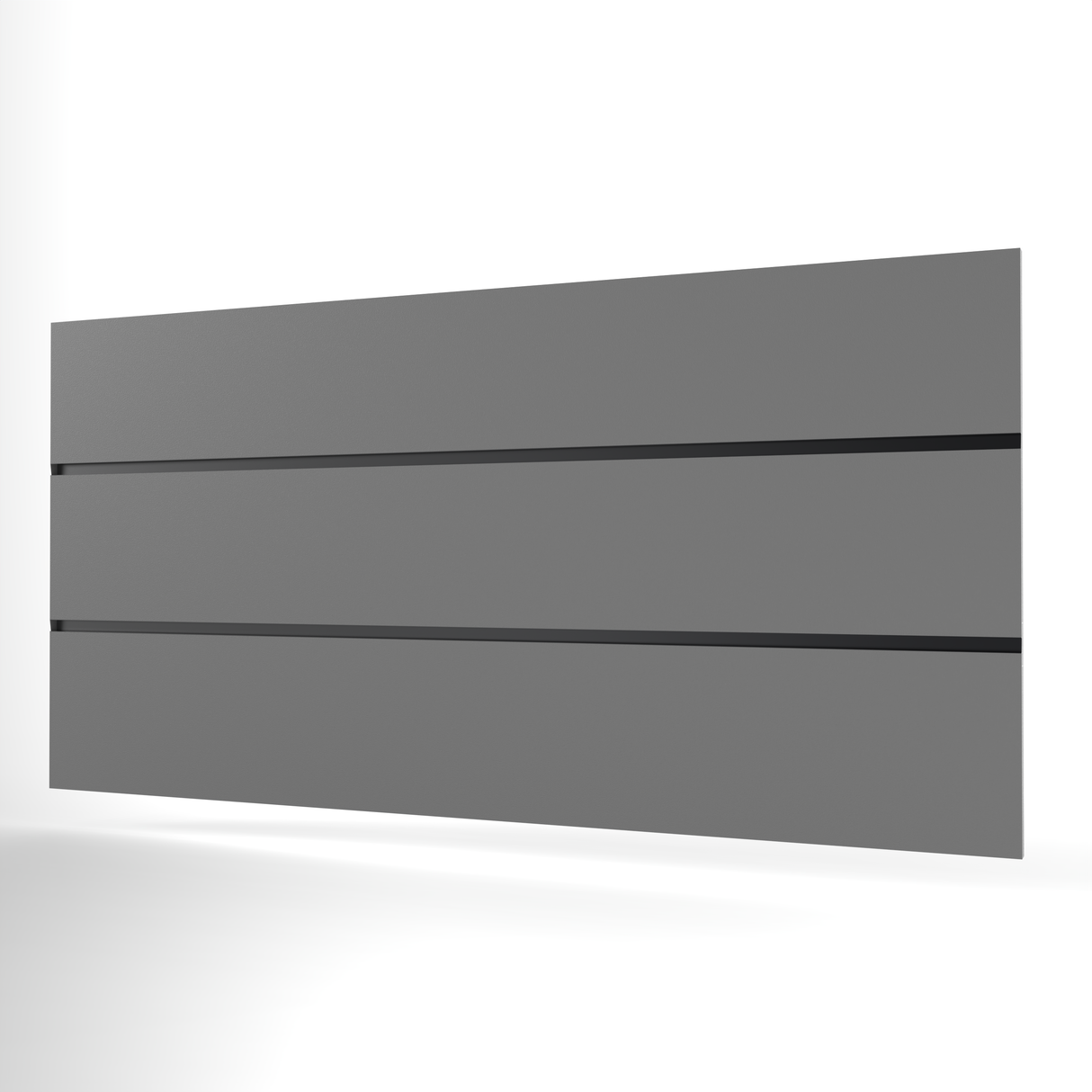 Grey Slatwall Panel (1200mm x 600mm)