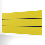 Yellow Slatwall Panel (1200mm x 600mm)