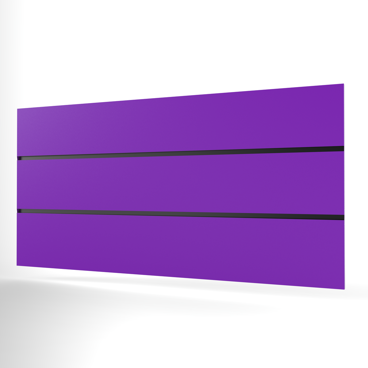 Lila Lamellenwand Panel (1200mm x 600mm)