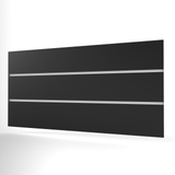 Black Slatwall Panel (1200mm x 600mm)