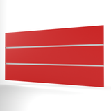Red Slatwall Panel (1200mm x 600mm)
