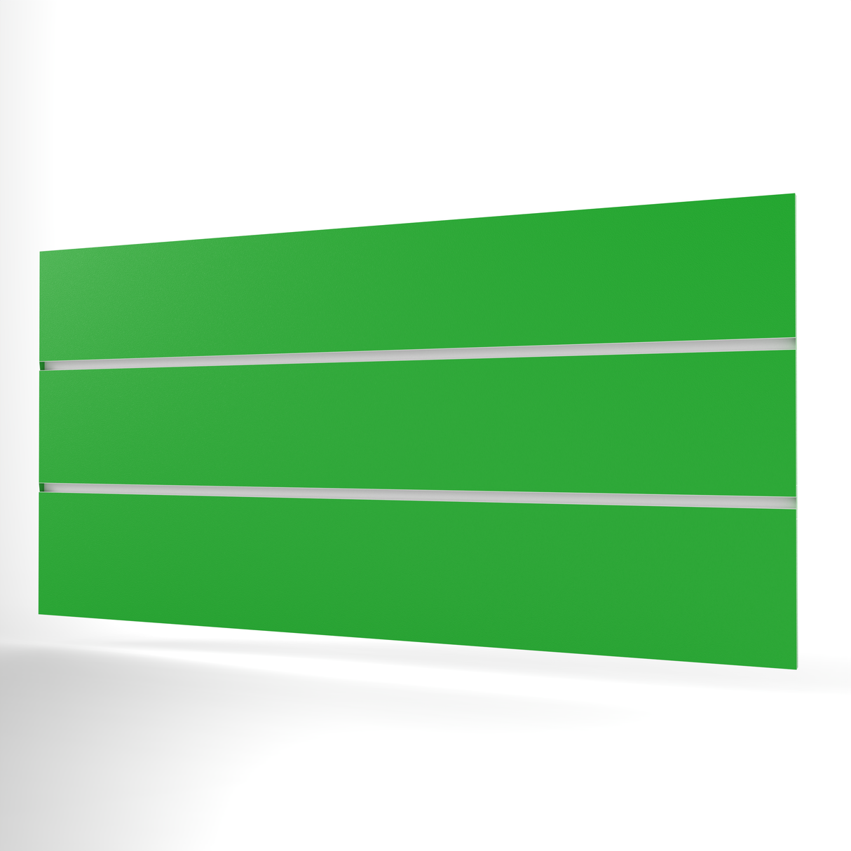Green Slatwall Panel (1200mm x 600mm)