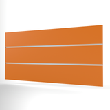 Orange Slatwall Panel (1200mm x 600mm)