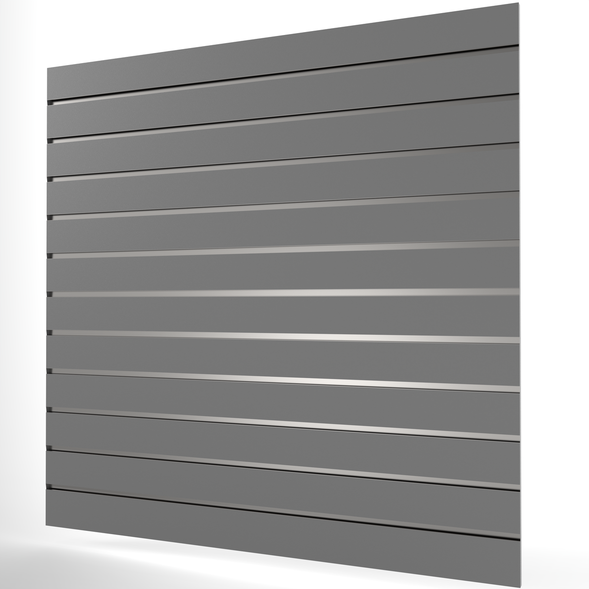 Grey Slatwall Panel (1200mm x 1200mm) 4ft x 4ft