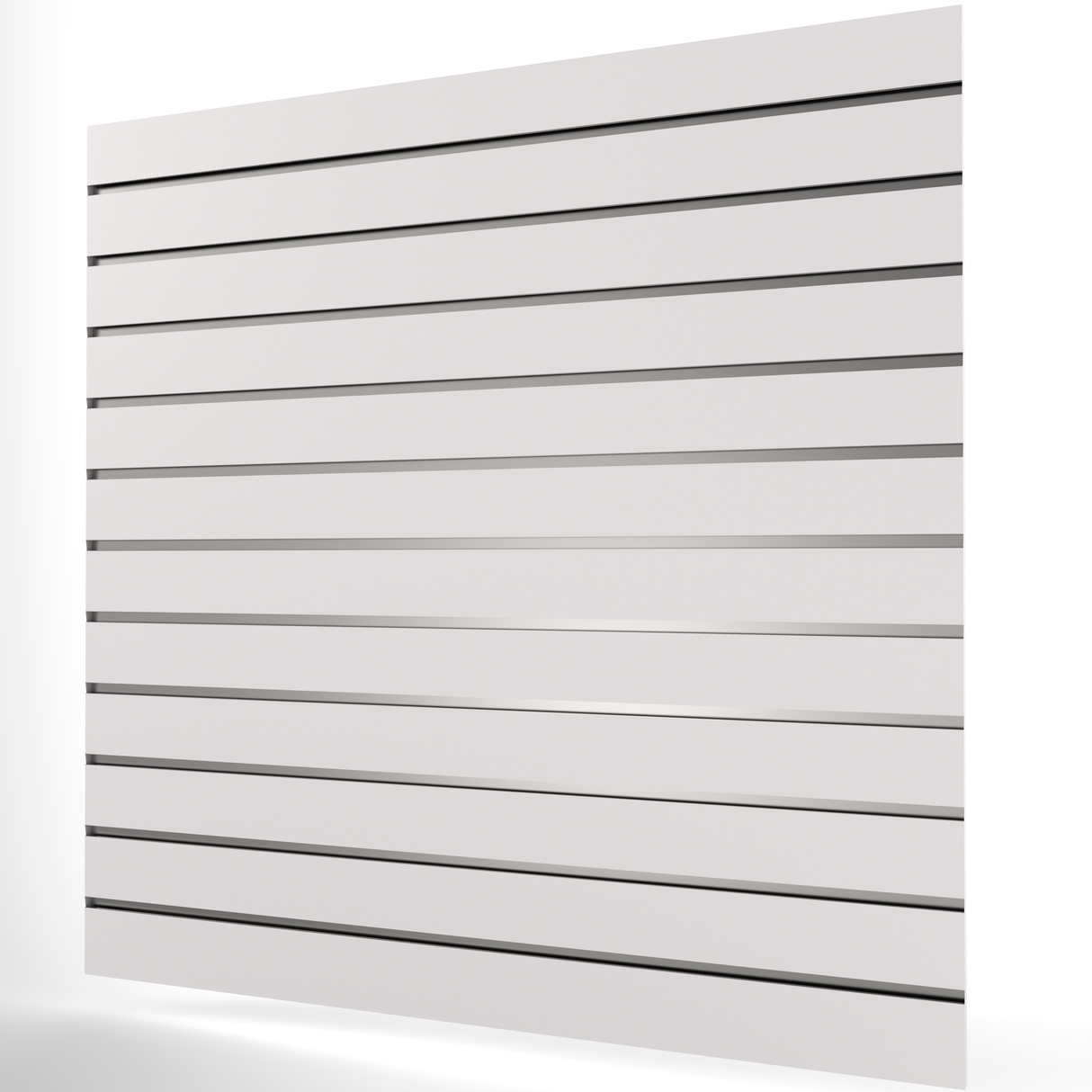 White Slatwall Panel (1200mm x 1200mm) 4ft x 4ft