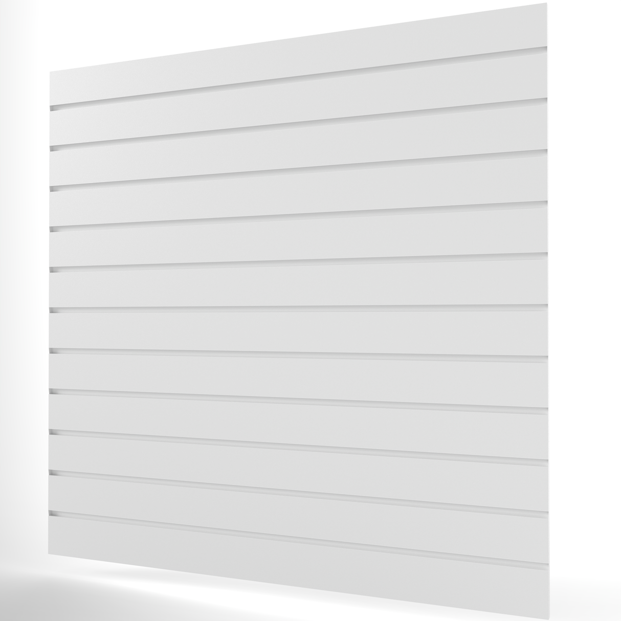 White Slatwall Panel (1200mm x 1200mm) 4ft x 4ft