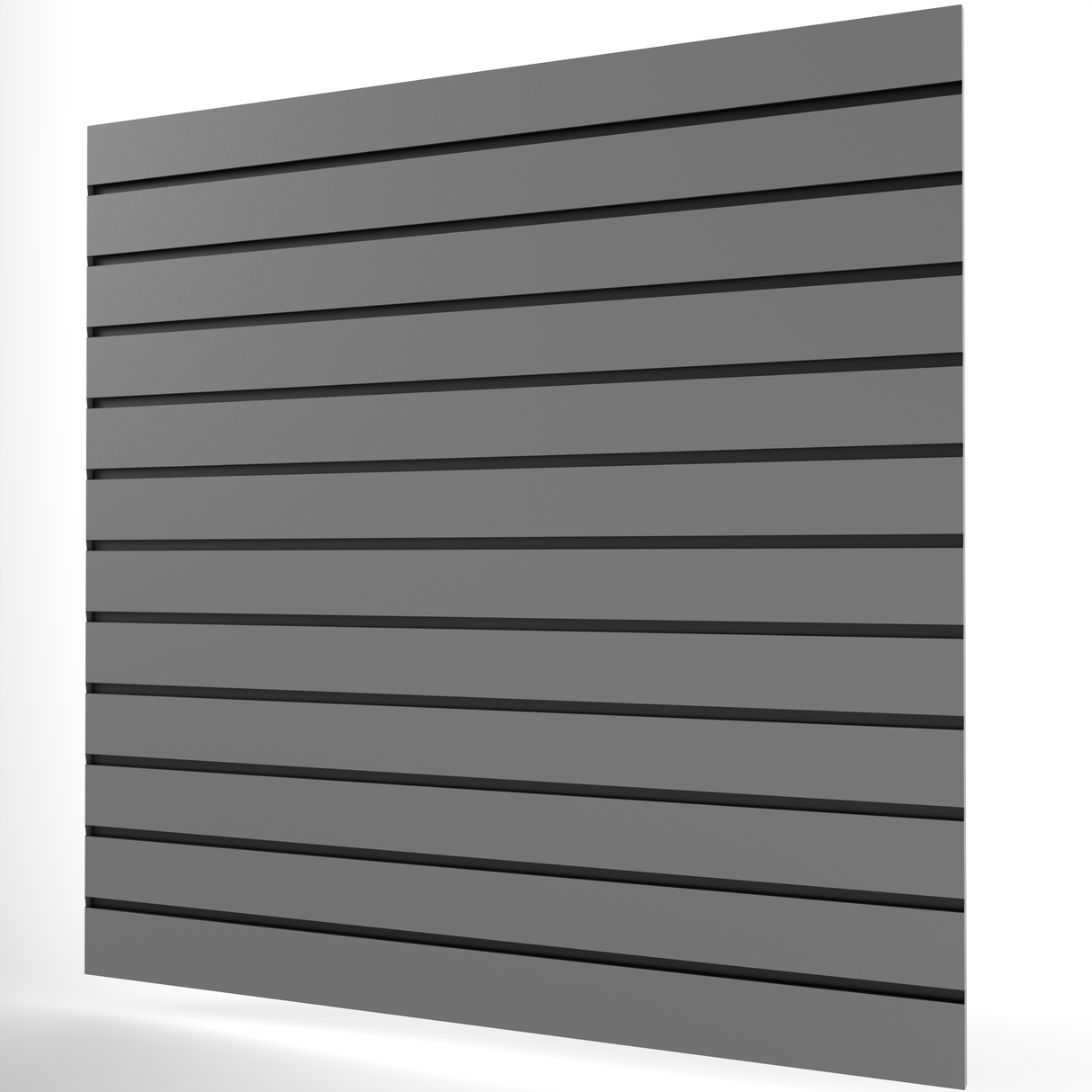 Grey Slatwall Panel (1200mm x 1200mm) 4ft x 4ft