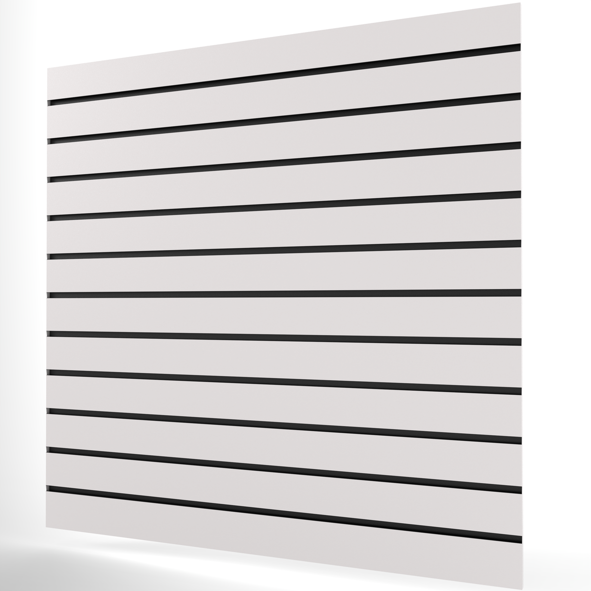White Slatwall Panel (1200mm x 1200mm) 4ft x 4ft