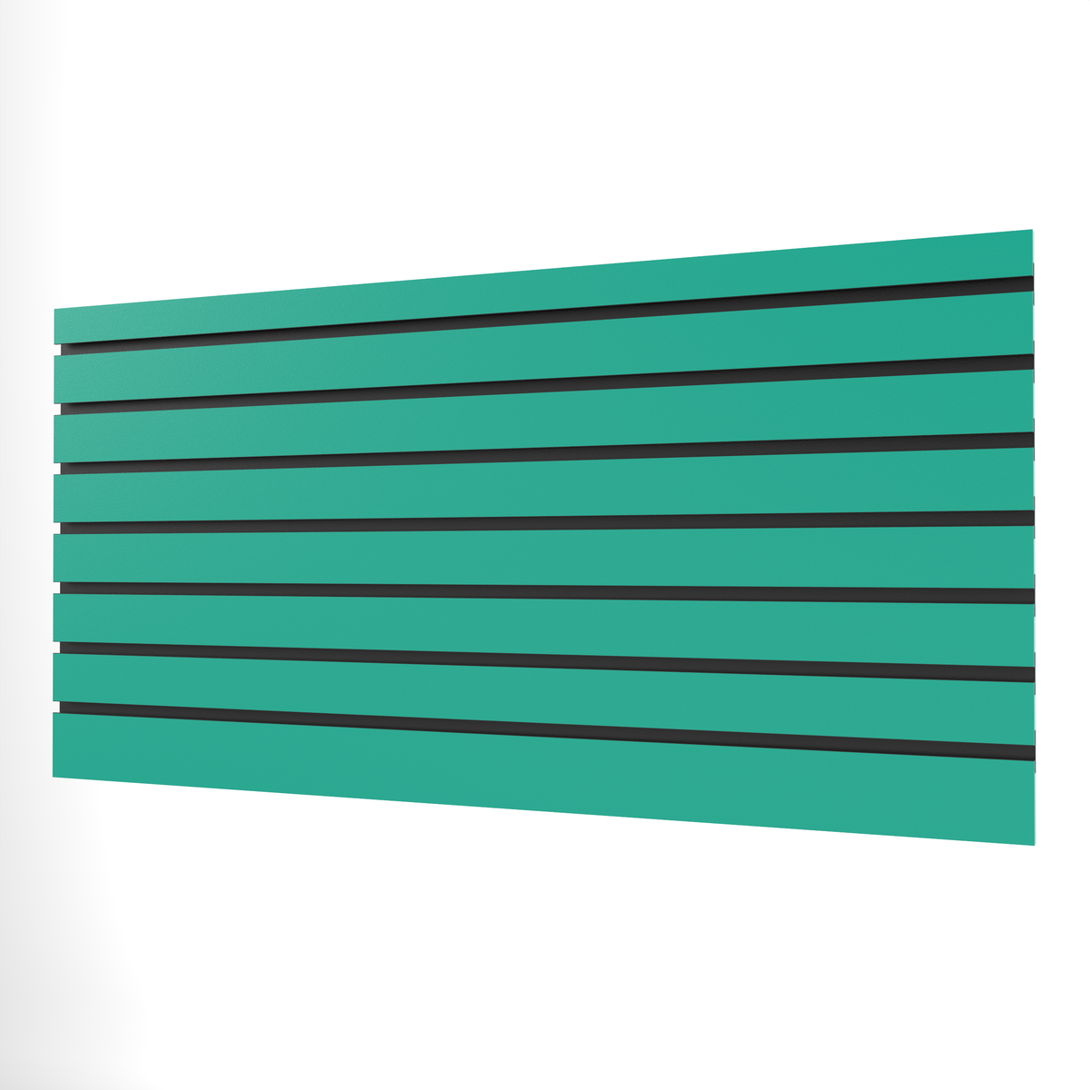 Panneau à lattes bleu sarcelle (1200mm x 600mm)