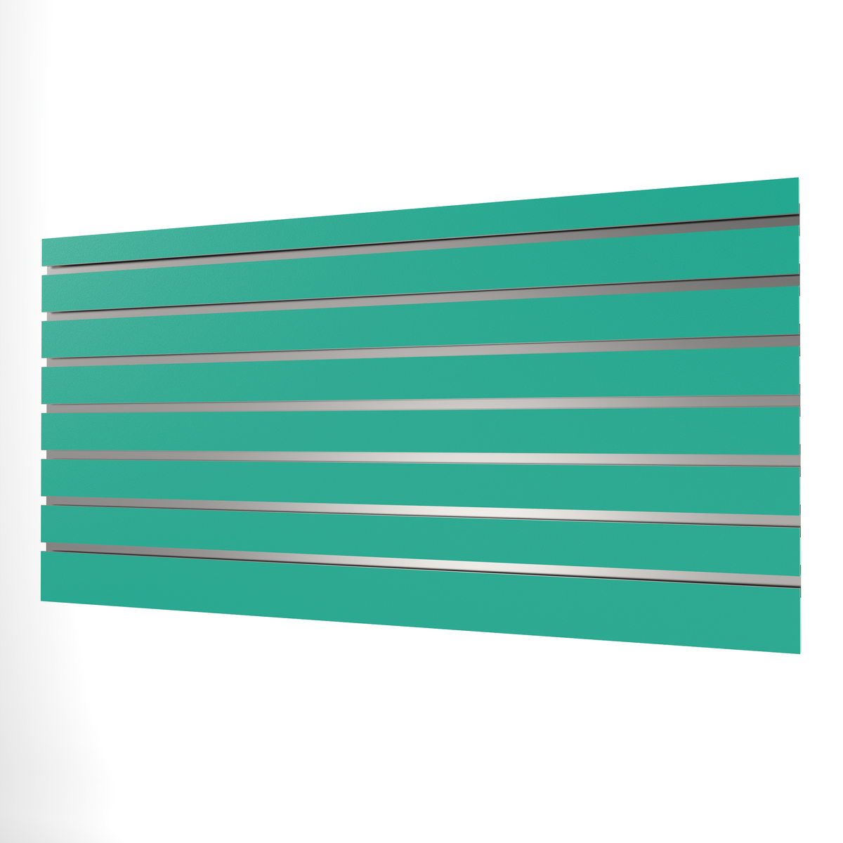 Panneau à lattes bleu sarcelle (1200mm x 600mm)