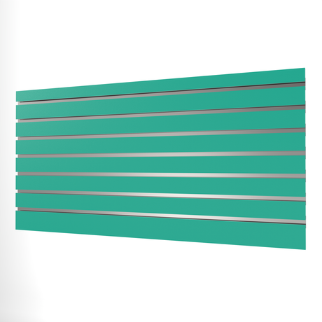 Panneau à lattes bleu sarcelle (1200mm x 600mm)