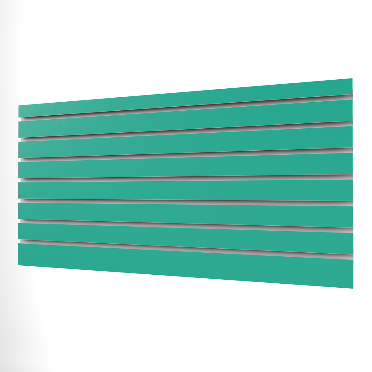 Panneau à lattes bleu sarcelle (1200mm x 600mm)