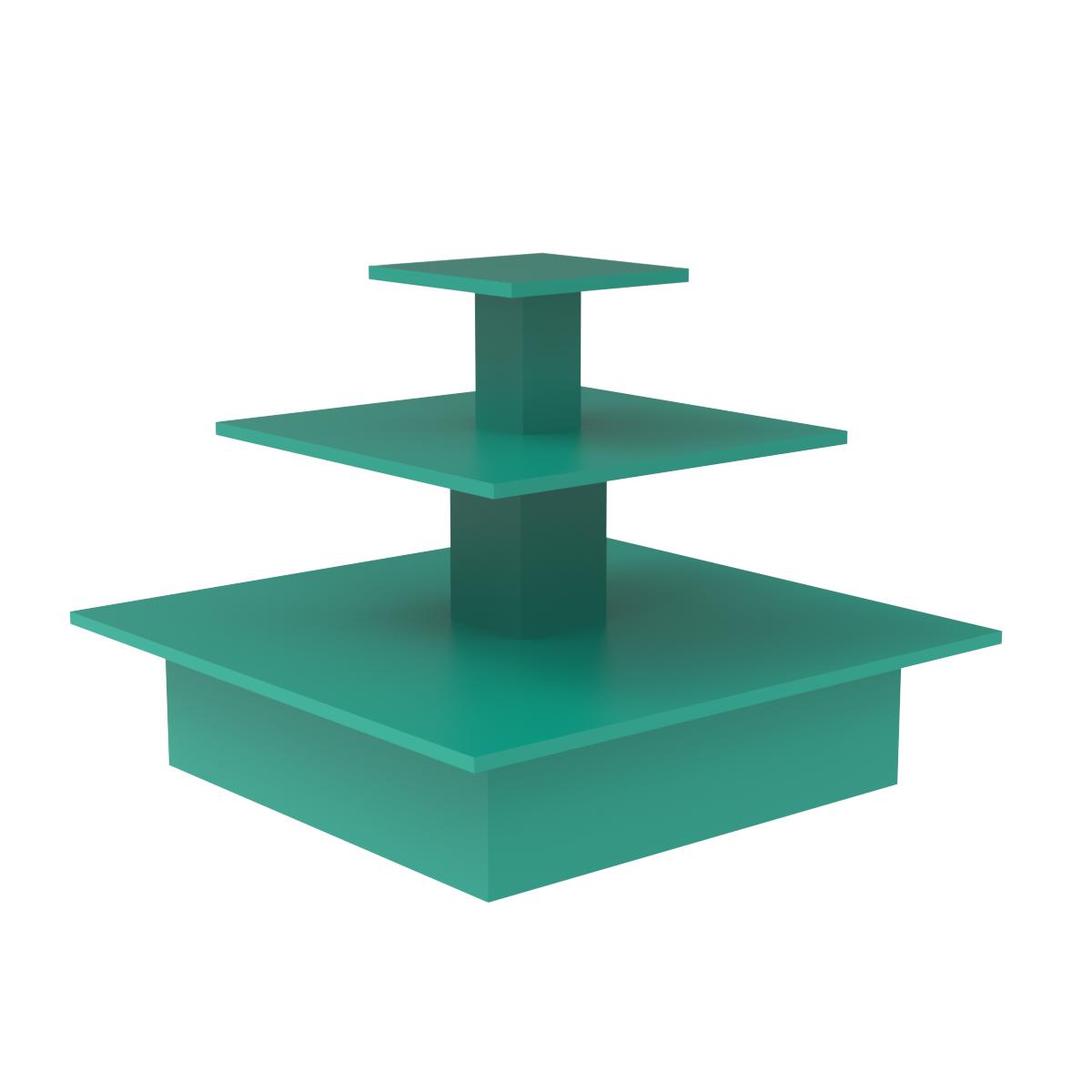 Masă piramidă Teal