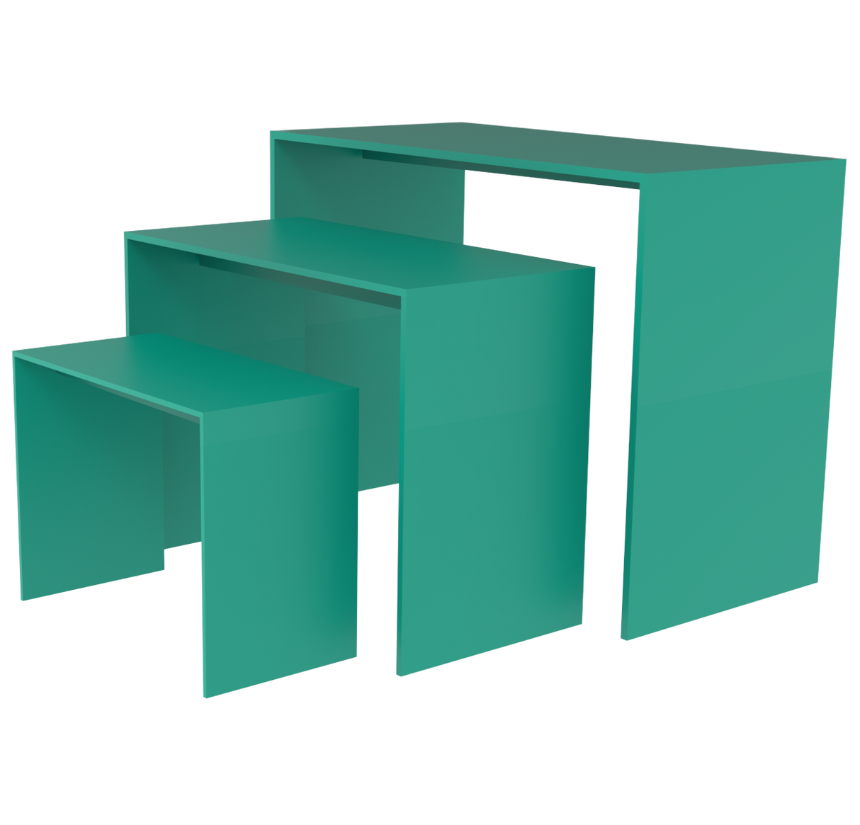 Displaybord Teal