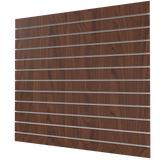 Pannello Slatwall in Noce (1200mm x 1200mm) 4ft x 4ft