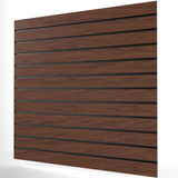 Walnut Slatwall Panel (1200mm x 1200mm) 4ft x 4ft