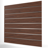 Walnut Slatwall Panel (1200mm x 1200mm) 4ft x 4ft
