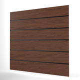 Walnut Slatwall Panel (1200mm x 1200mm) 4ft x 4ft