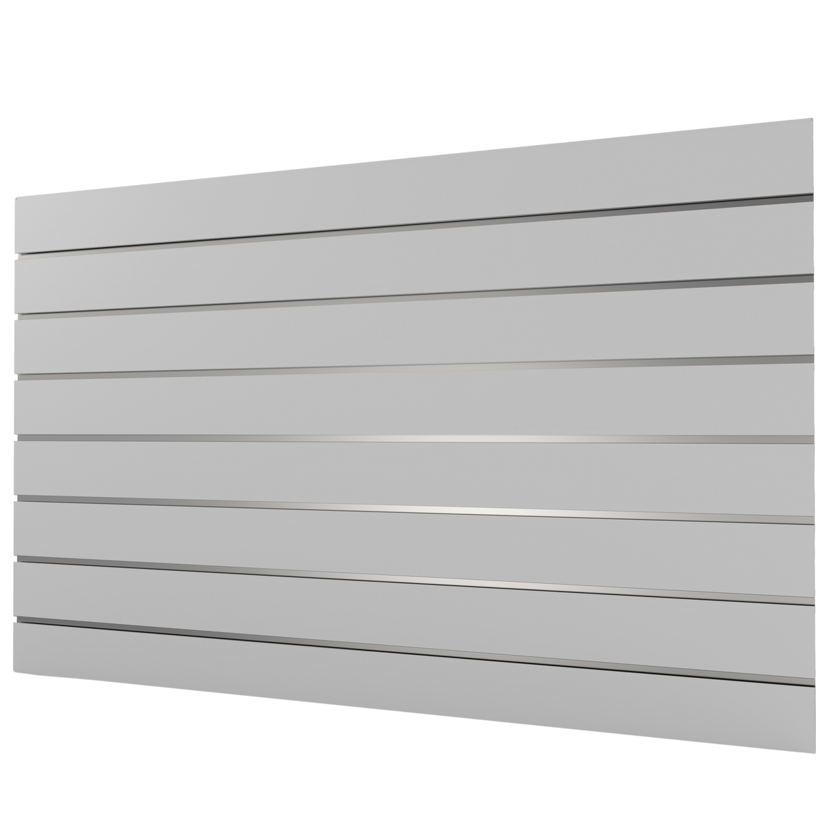 Valge slatwall paneel (1200mm x 800mm)