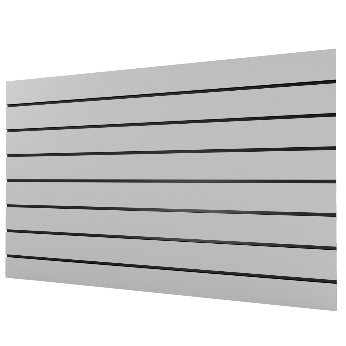 Valge slatwall paneel (1200mm x 800mm)