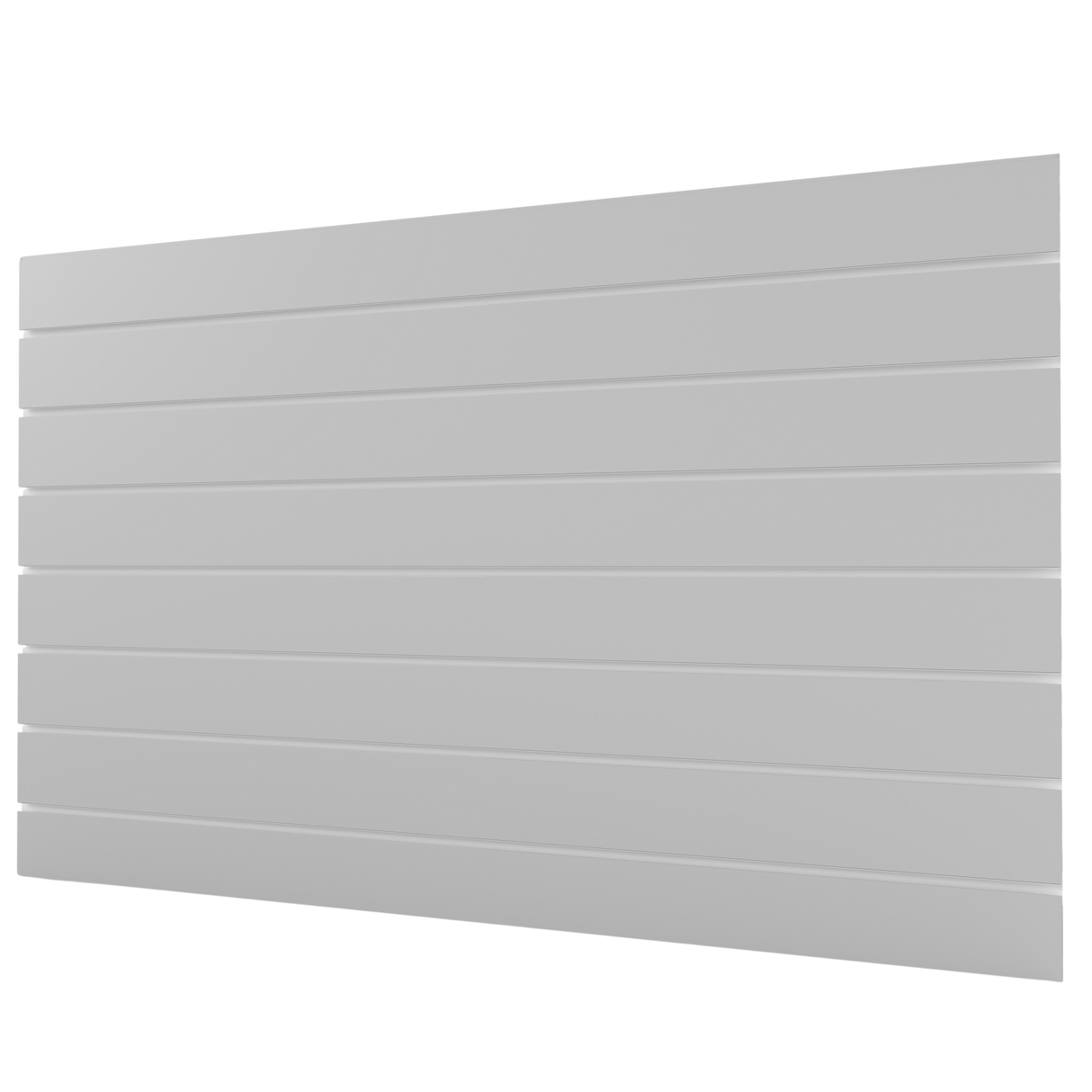 Valge slatwall paneel (1200mm x 800mm)