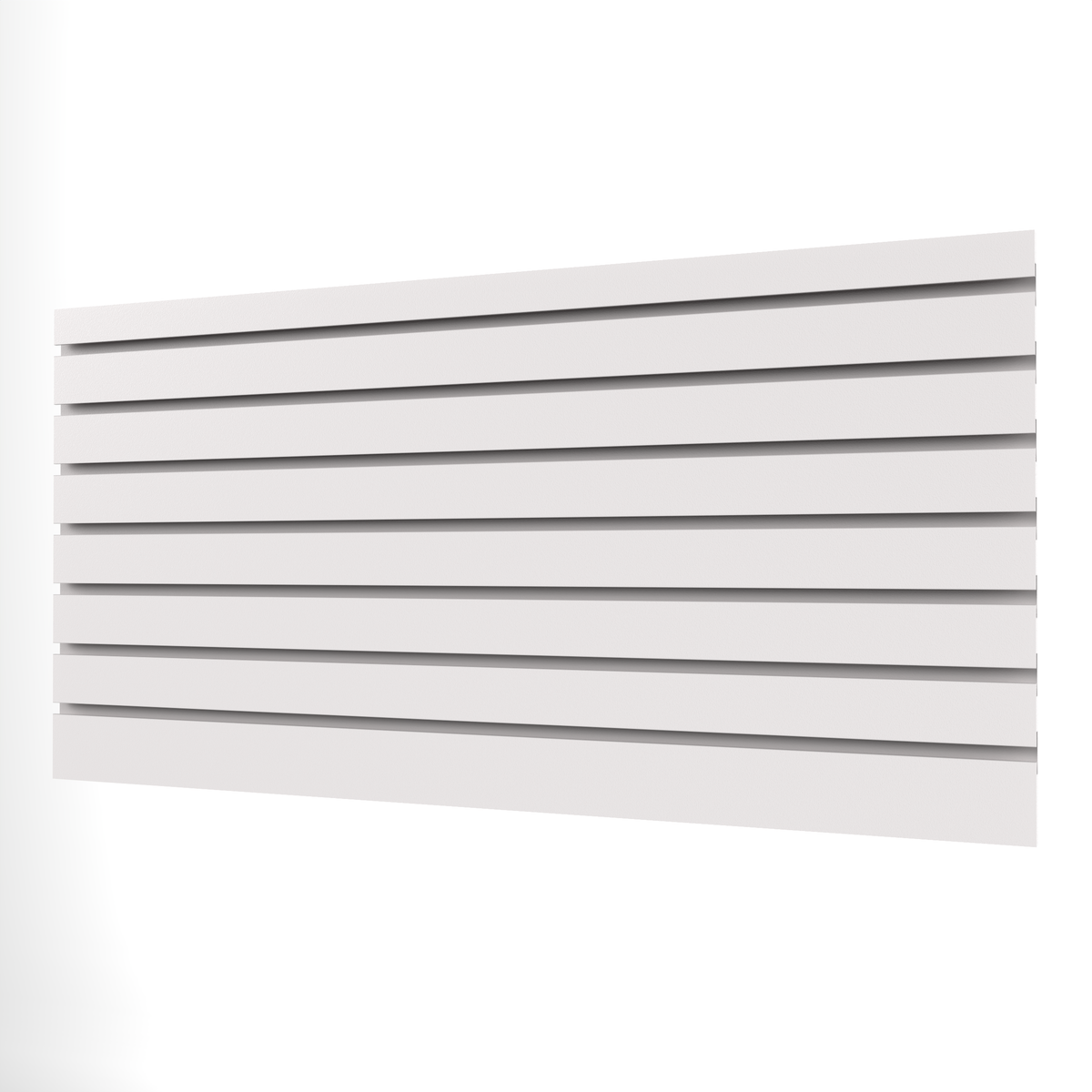 Weiß Lamellenwand Paneel (1200mm x 600mm)