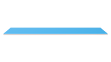 Fa polc 1200x300 világoskék