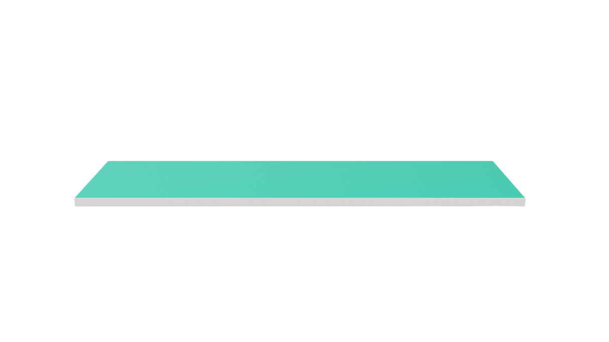 Wooden Shelf 900x300 Teal