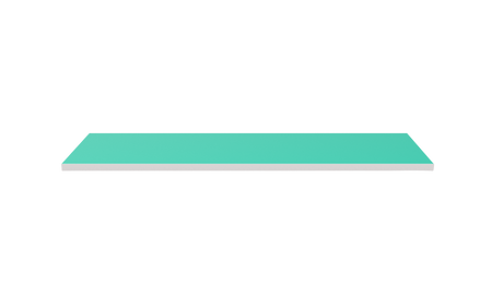 Raft din lemn 900x300 Teal