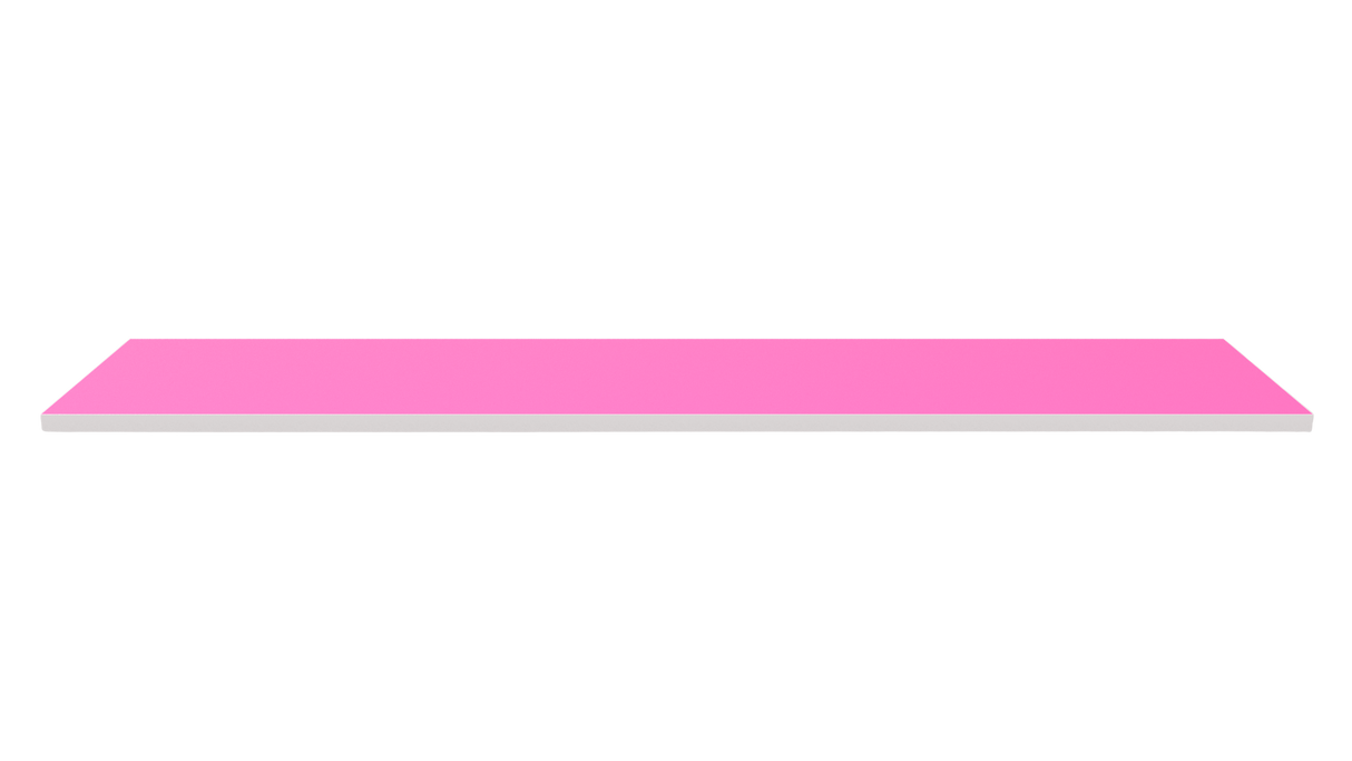Fa polc 1200x300 rózsaszín