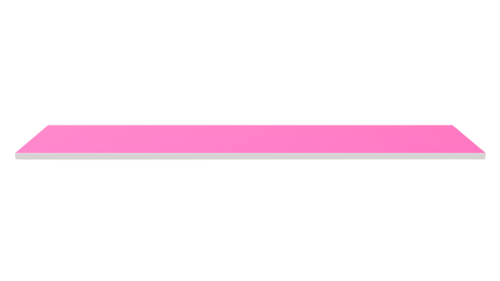 Dřevěná police 1200x300 růžová