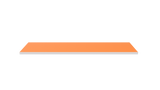 Wooden Shelf 900x300 Orange