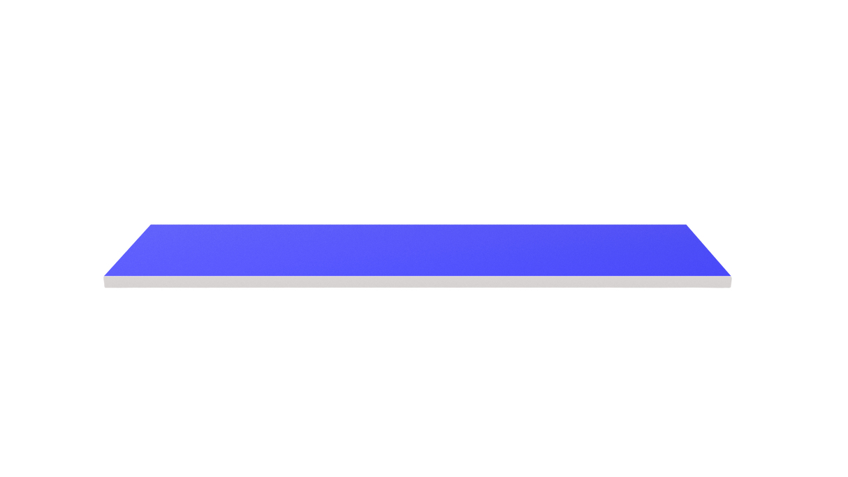 Wooden Shelf 900x300 Blue