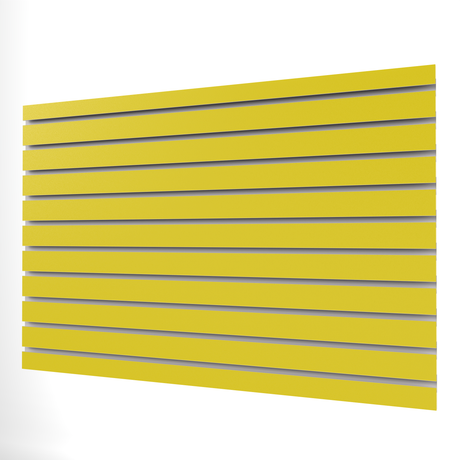 Panneau Slatwall Jaune (1200mm x 800mm)