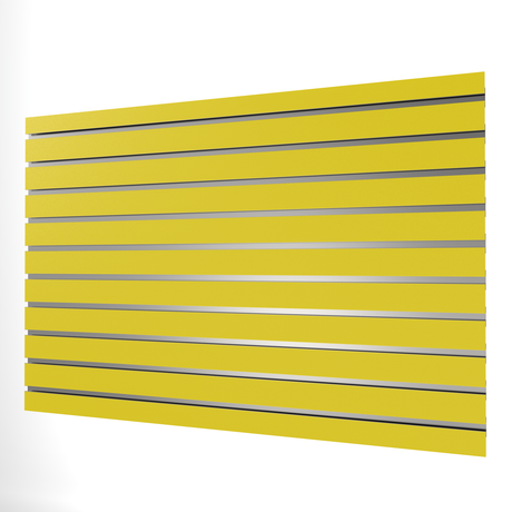 Panneau Slatwall Jaune (1200mm x 800mm)