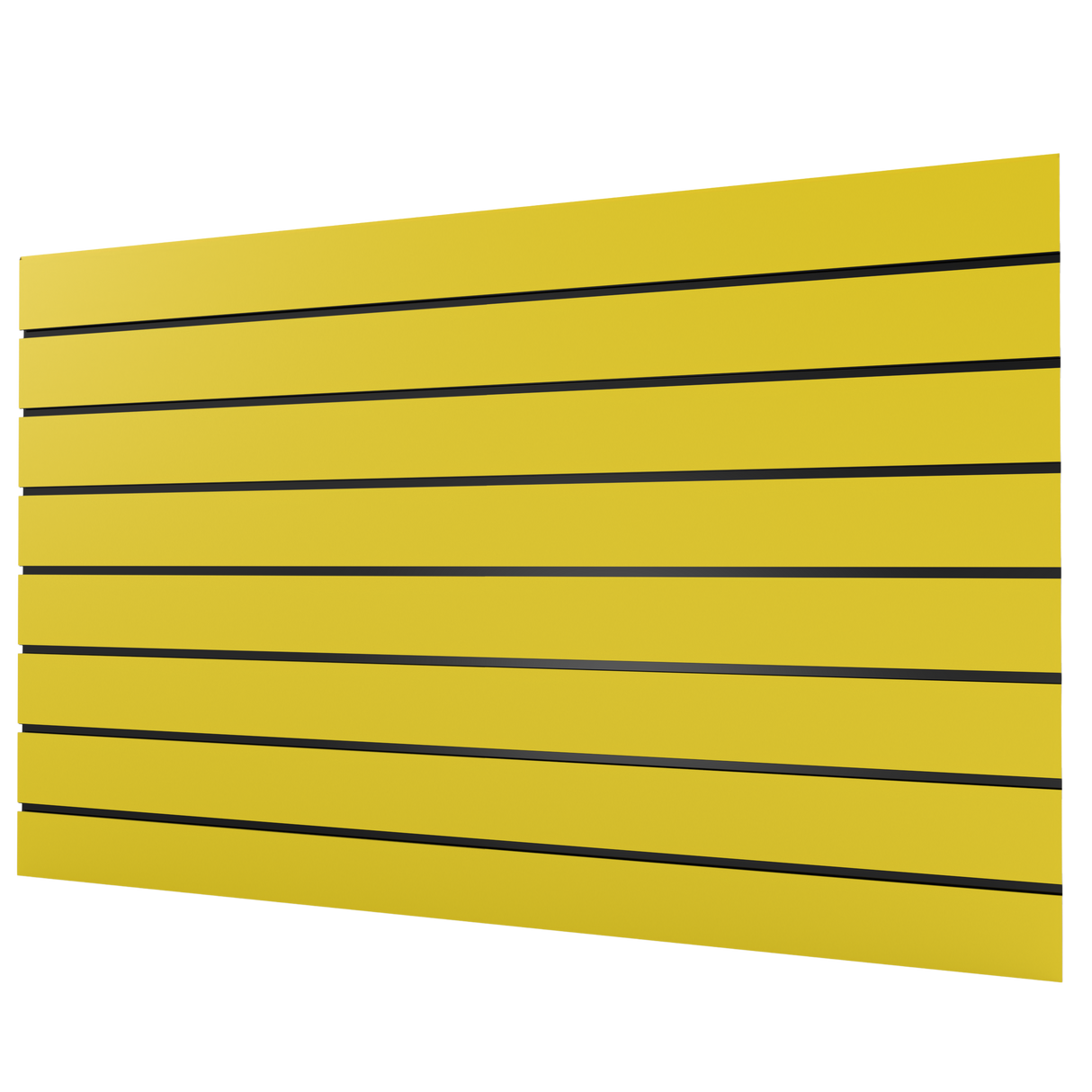 kollane Slatwall paneel (1200mm x 800mm)
