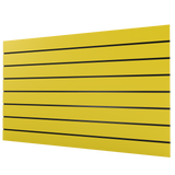 kollane Slatwall paneel (1200mm x 800mm)