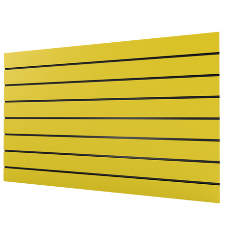 žlutá Slatwall panel (1200mm x 800mm)